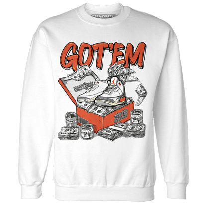 Georgia Peach 3s Sweatshirt Match Dollar Sneaker Box - NastyJamz