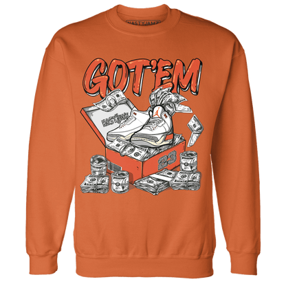 Georgia Peach 3s Sweatshirt Match Dollar Sneaker Box - NastyJamz