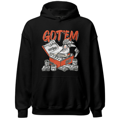 Georgia Peach 3s Hoodie Match Dollar Sneaker Box - NastyJamz