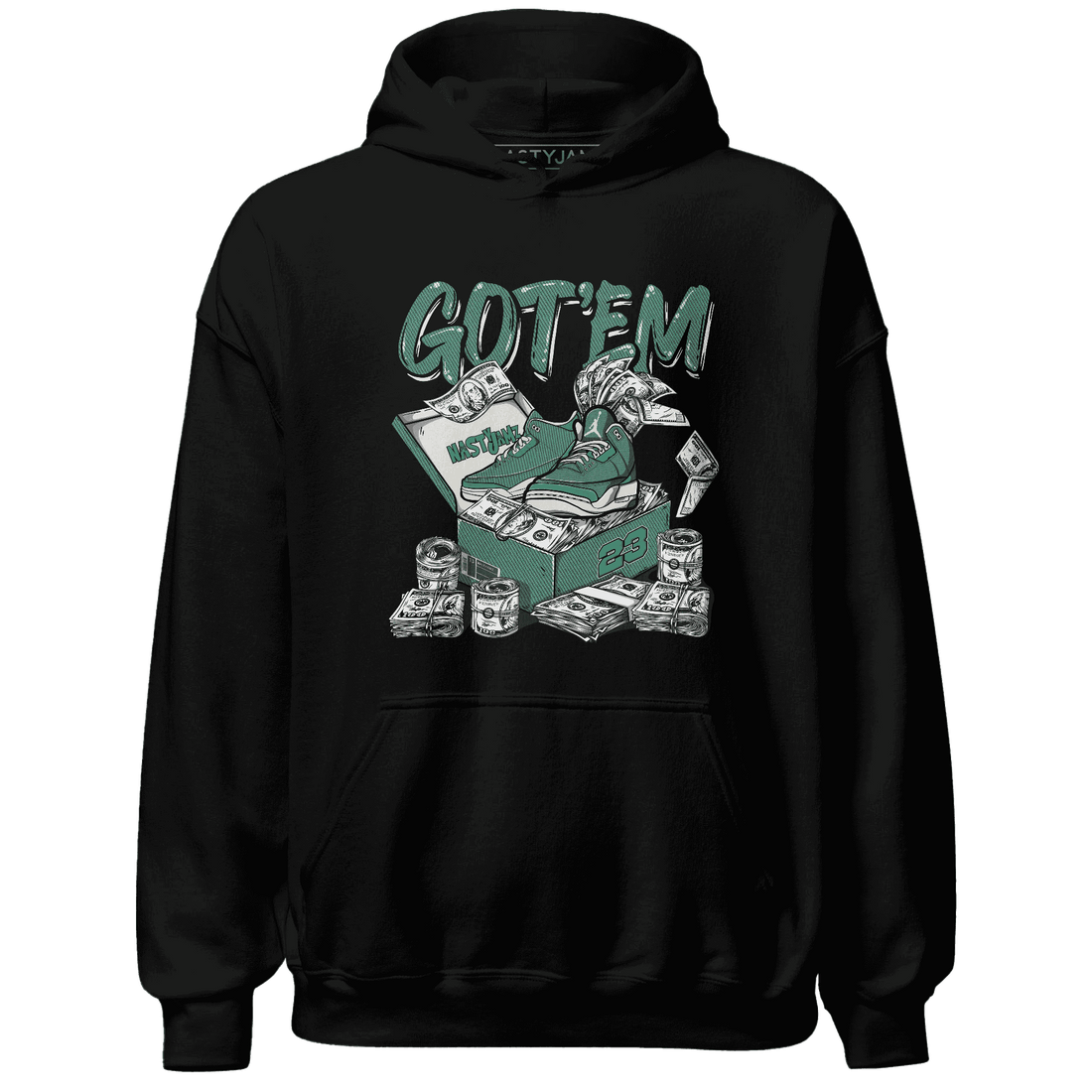 Nina CN Abney 3s Hoodie Match Dollar Sneaker Box - NastyJamz