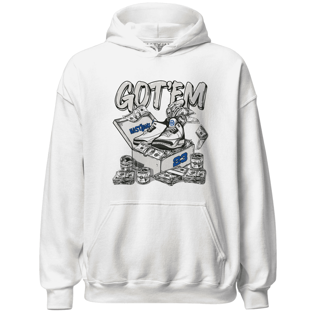 Quaiii 54s Hoodie Match Dollar Sneaker Box - NastyJamz