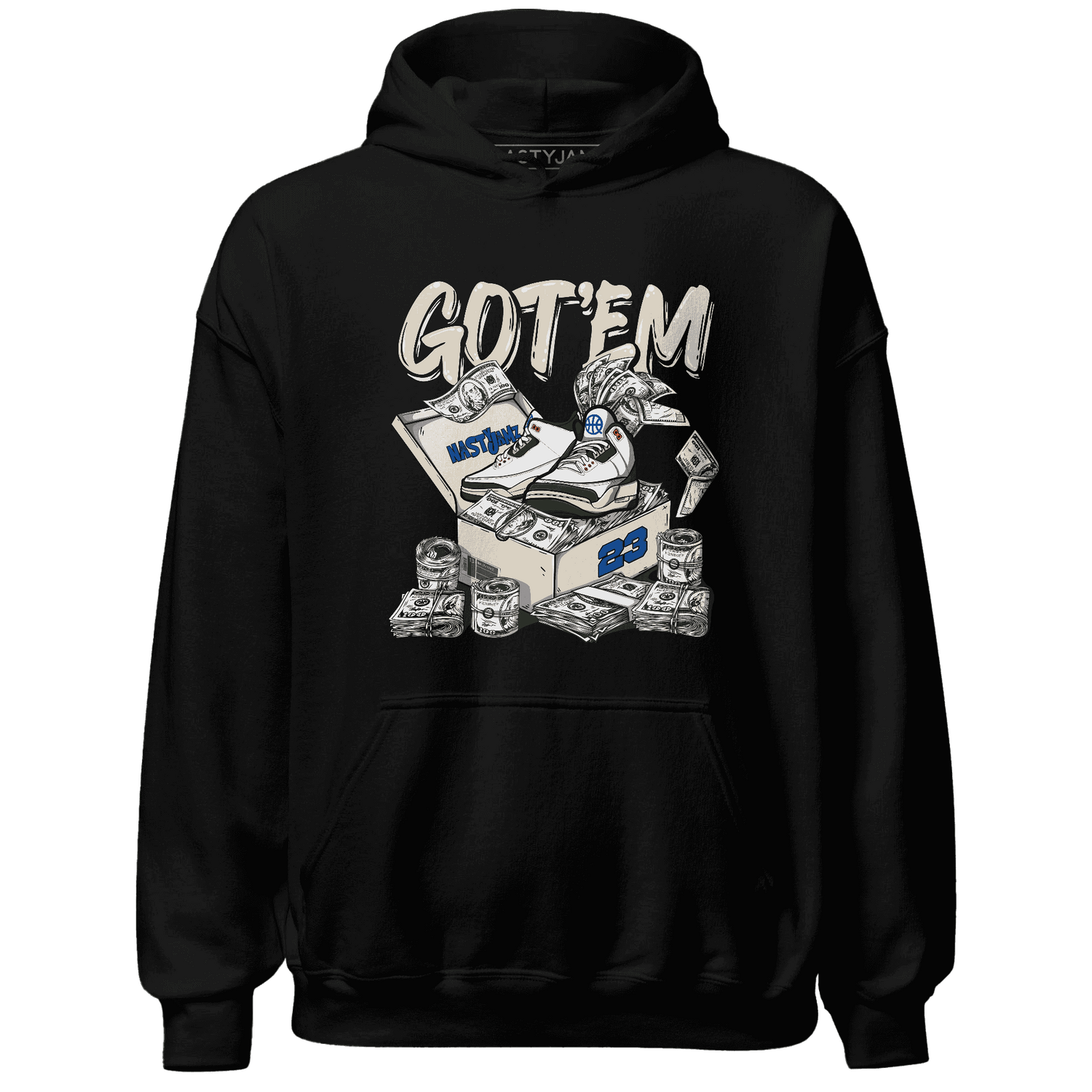 Quaiii 54s Hoodie Match Dollar Sneaker Box - NastyJamz