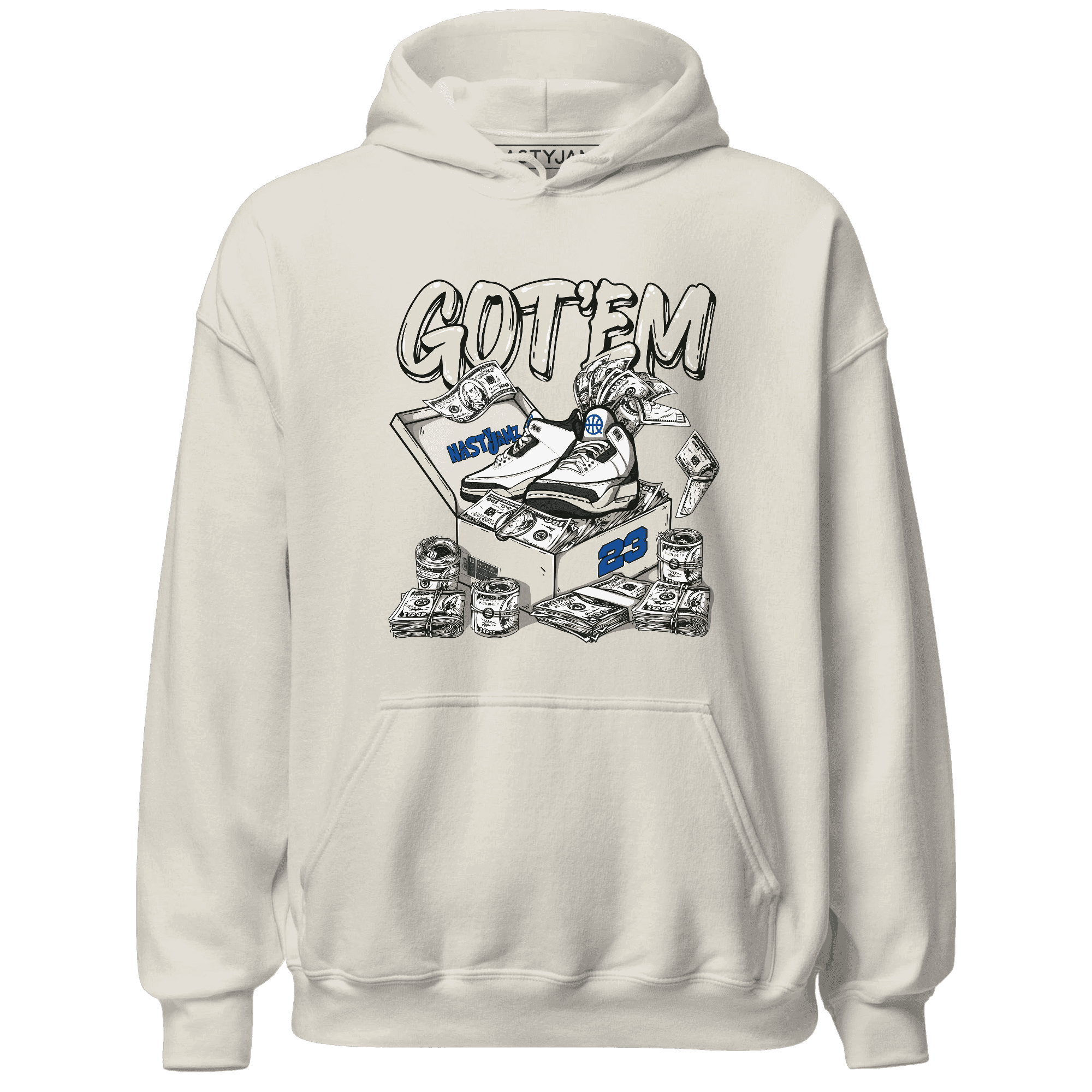 Quaiii 54s Hoodie Match Dollar Sneaker Box - NastyJamz