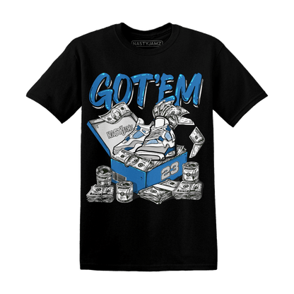 Industrial Blue 4s T Shirt Match Dollar Sneaker Box - NastyJamz