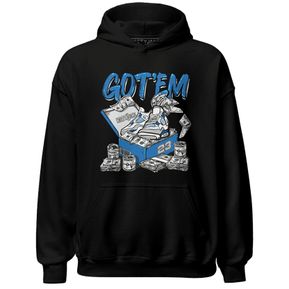 Industrial Blue 4s Hoodie Match Dollar Sneaker Box - NastyJamz