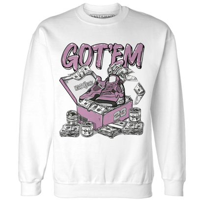 Orchid-Neutral-Grey-Black-White-4s-NastyJamz-Sweatshirt-Match-Dollar-Sneaker-Box