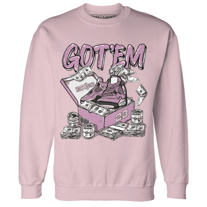 Orchid-Neutral-Grey-Black-White-4s-NastyJamz-Sweatshirt-Match-Dollar-Sneaker-Box