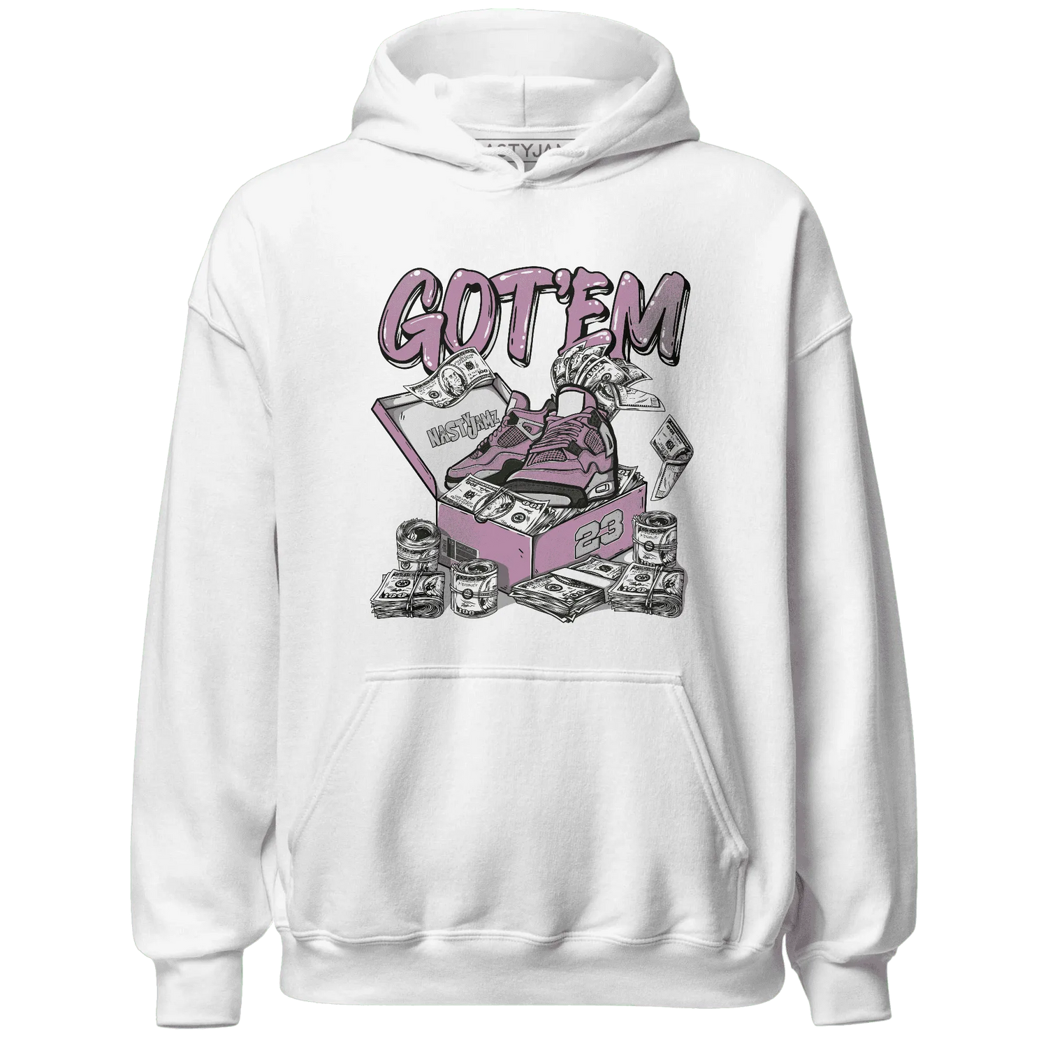Orchid-Neutral-Grey-Black-White-4s-NastyJamz-Hoodie-Match-Dollar-Sneaker-Box