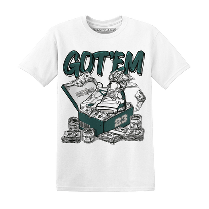 Oxidized Green 4s T Shirt Match Dollar Sneaker Box - NastyJamz