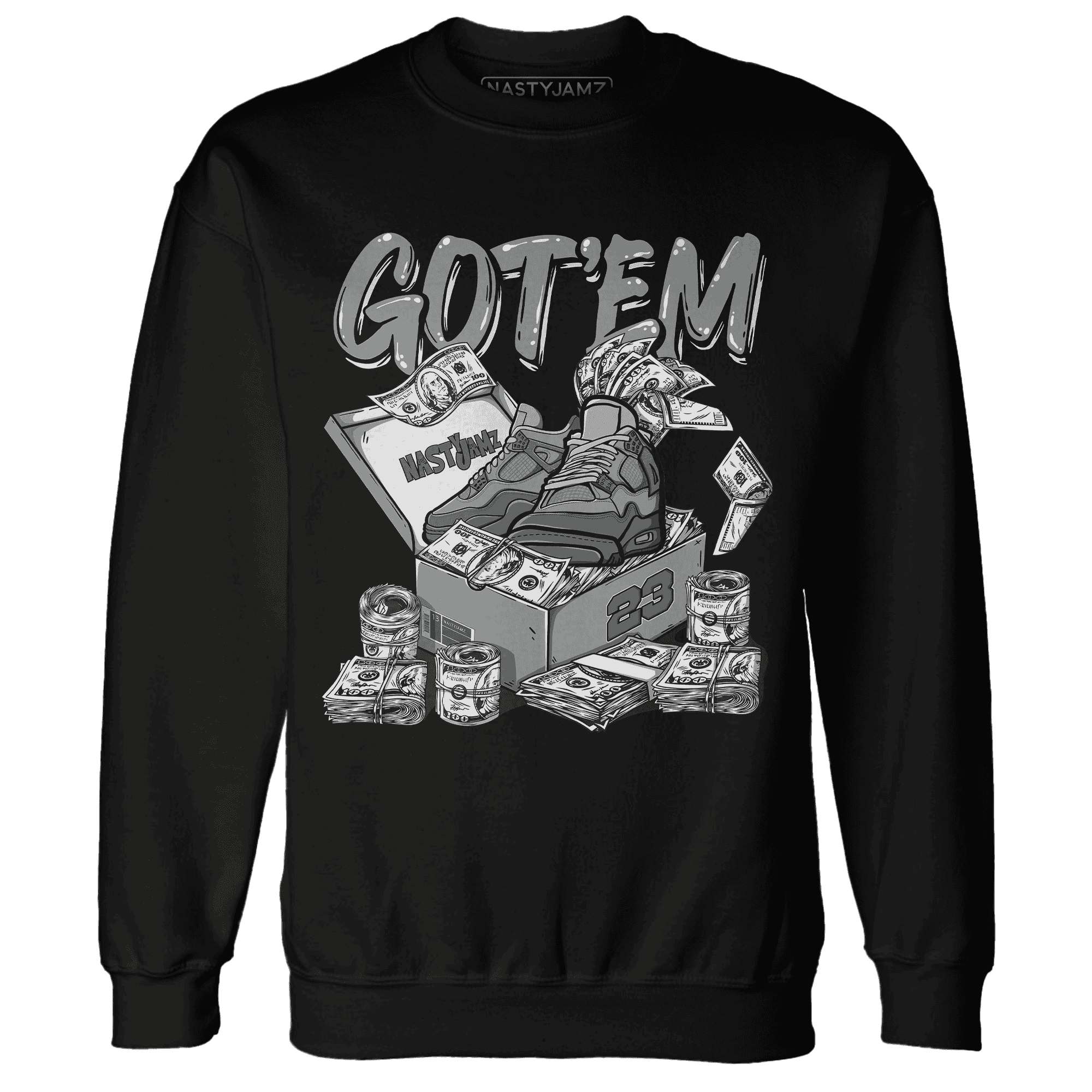 Paris Olympicsss 4s Sweatshirt Match Dollar Sneaker Box - NastyJamz