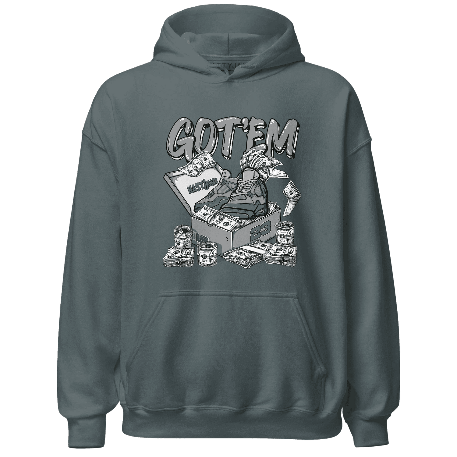 Paris Olympicsss 4s Hoodie Match Dollar Sneaker Box - NastyJamz