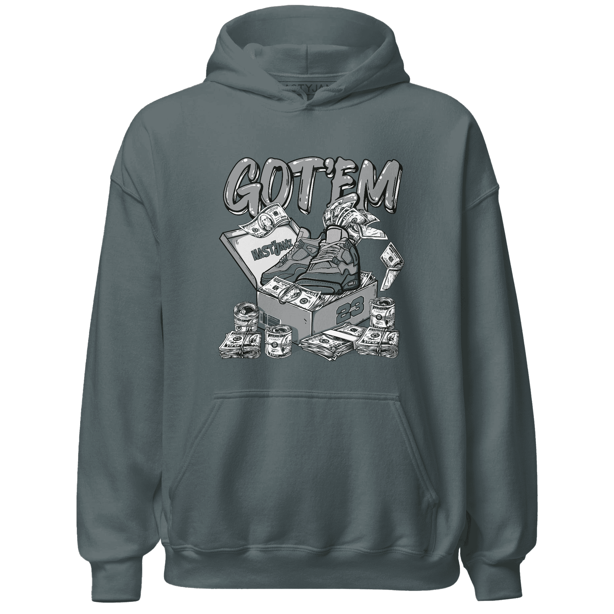 Paris Olympicsss 4s Hoodie Match Dollar Sneaker Box - NastyJamz