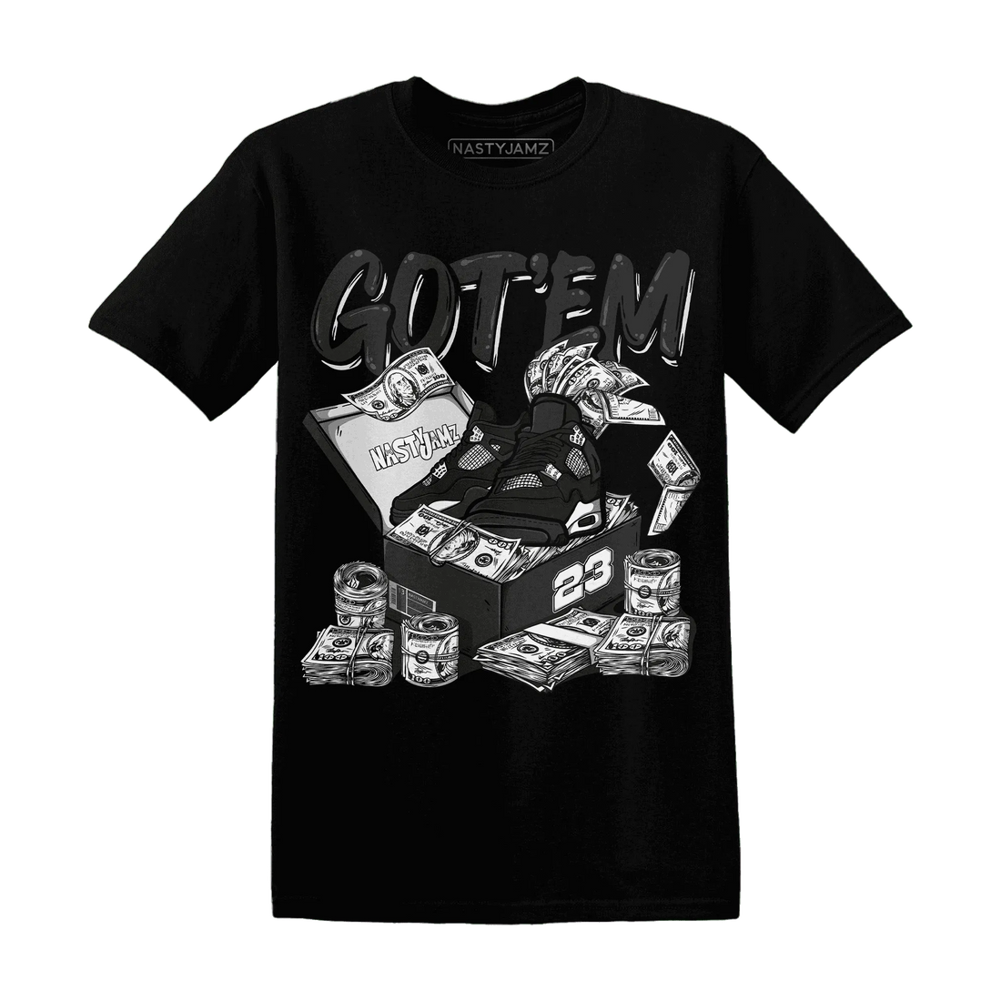 White-Thunder-4s-T-Shirt-Match-Dollar-Sneaker-Box