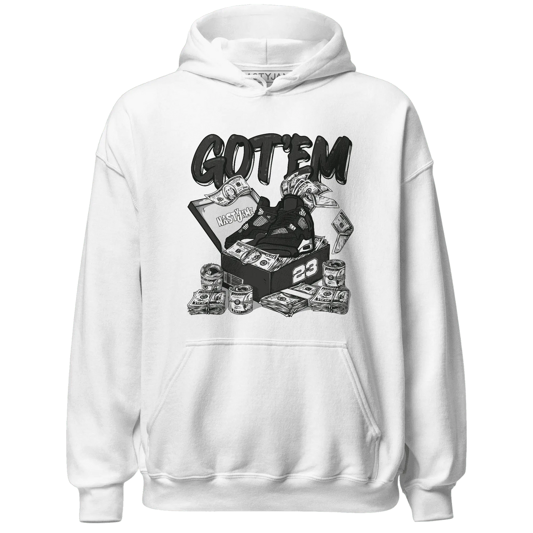 White-Thunder-4s-Hoodie-Match-Dollar-Sneaker-Box