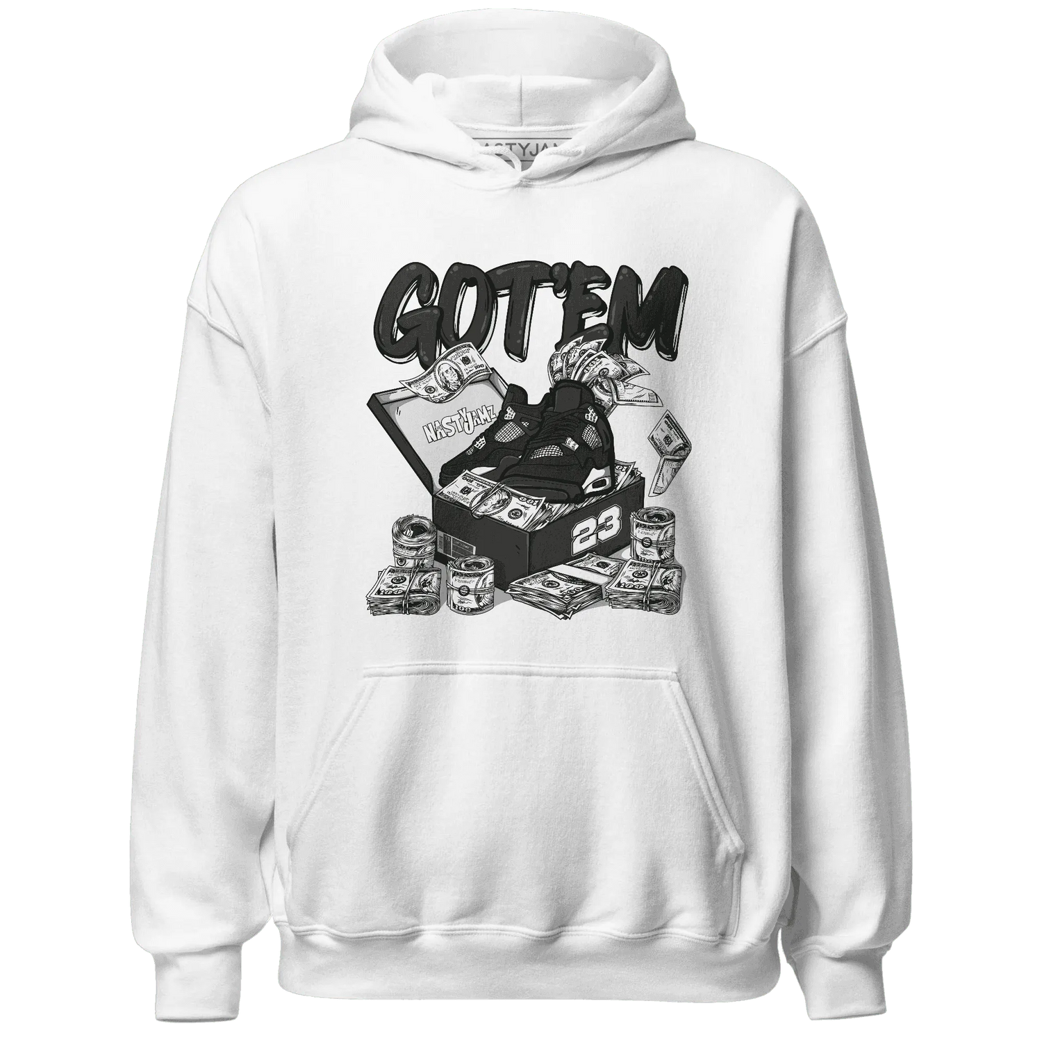 White-Thunder-4s-Hoodie-Match-Dollar-Sneaker-Box