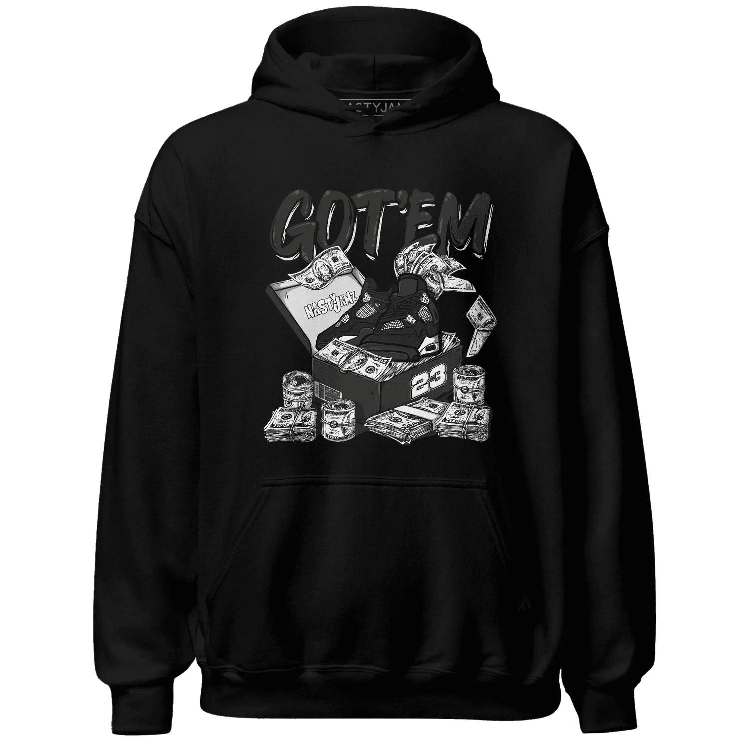 White-Thunder-4s-Hoodie-Match-Dollar-Sneaker-Box