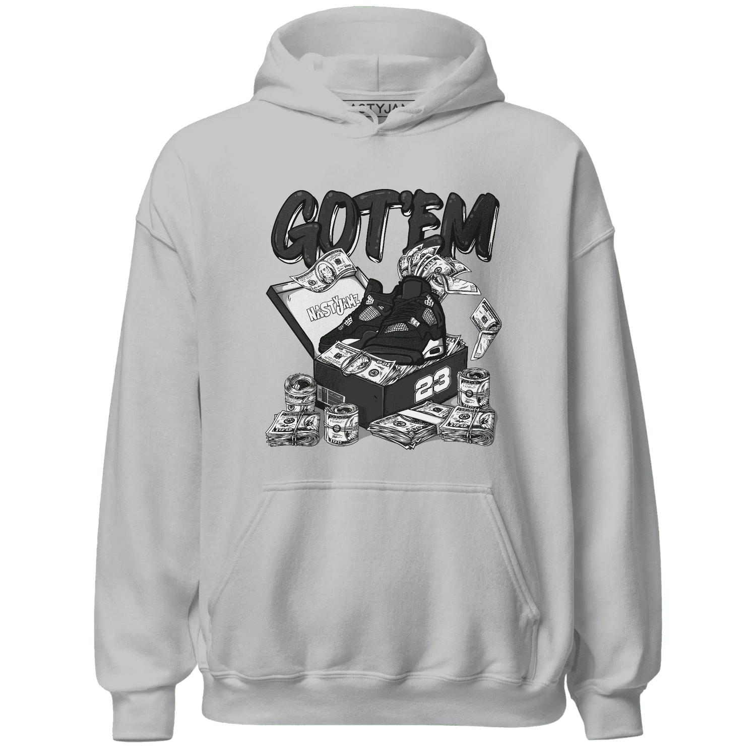 White-Thunder-4s-Hoodie-Match-Dollar-Sneaker-Box