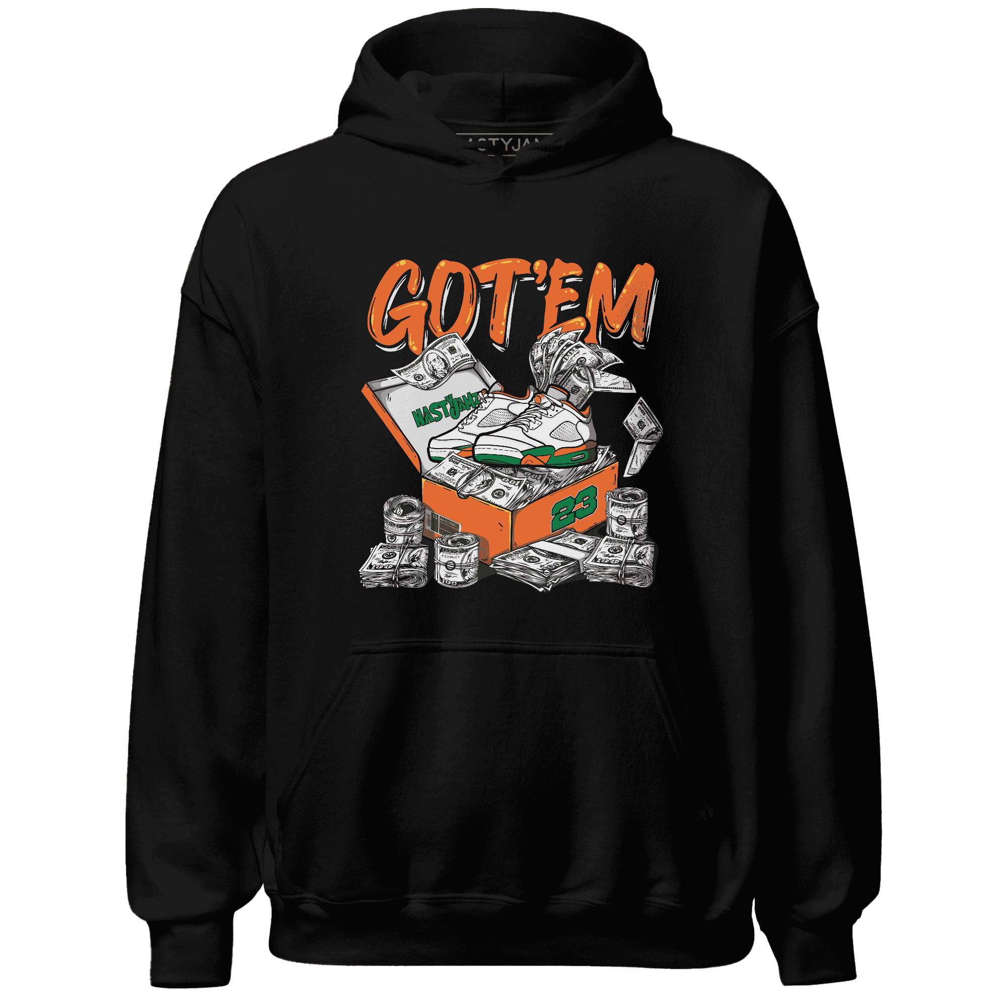 MAM Hurricanes 5s Hoodie Match Dollar Sneaker Box - NastyJamz