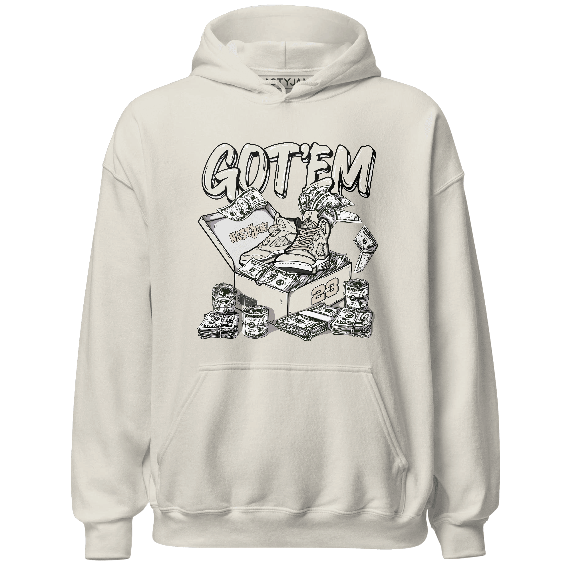 SE Sail 5s Hoodie Match Dollar Sneaker Box - NastyJamz