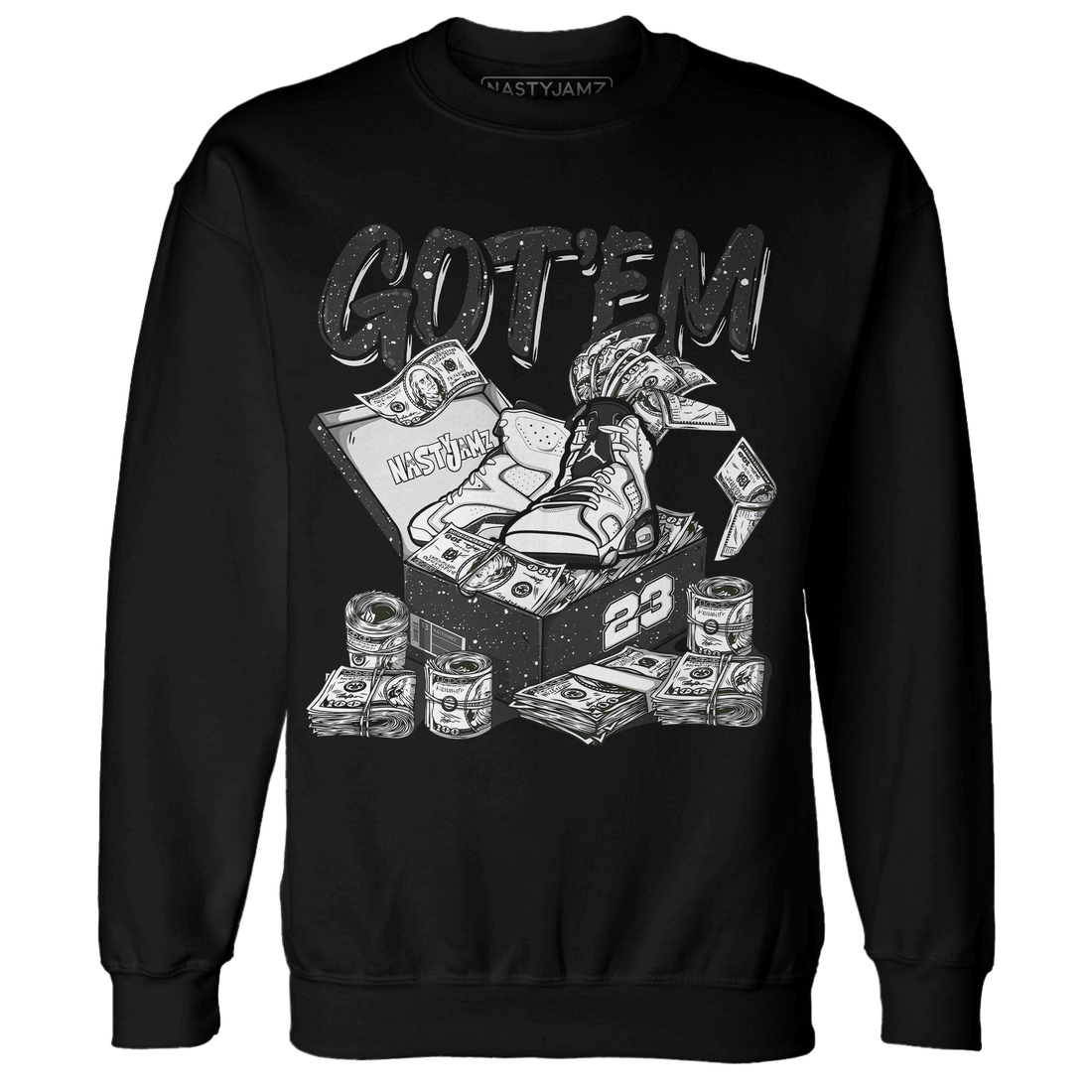 Reverse Oreo 6s Sweatshirt Match Dollar Sneaker Box - NastyJamz
