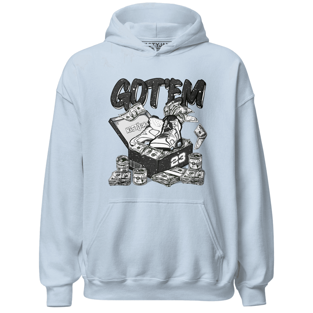 Reverse Oreo 6s Hoodie Match Dollar Sneaker Box - NastyJamz