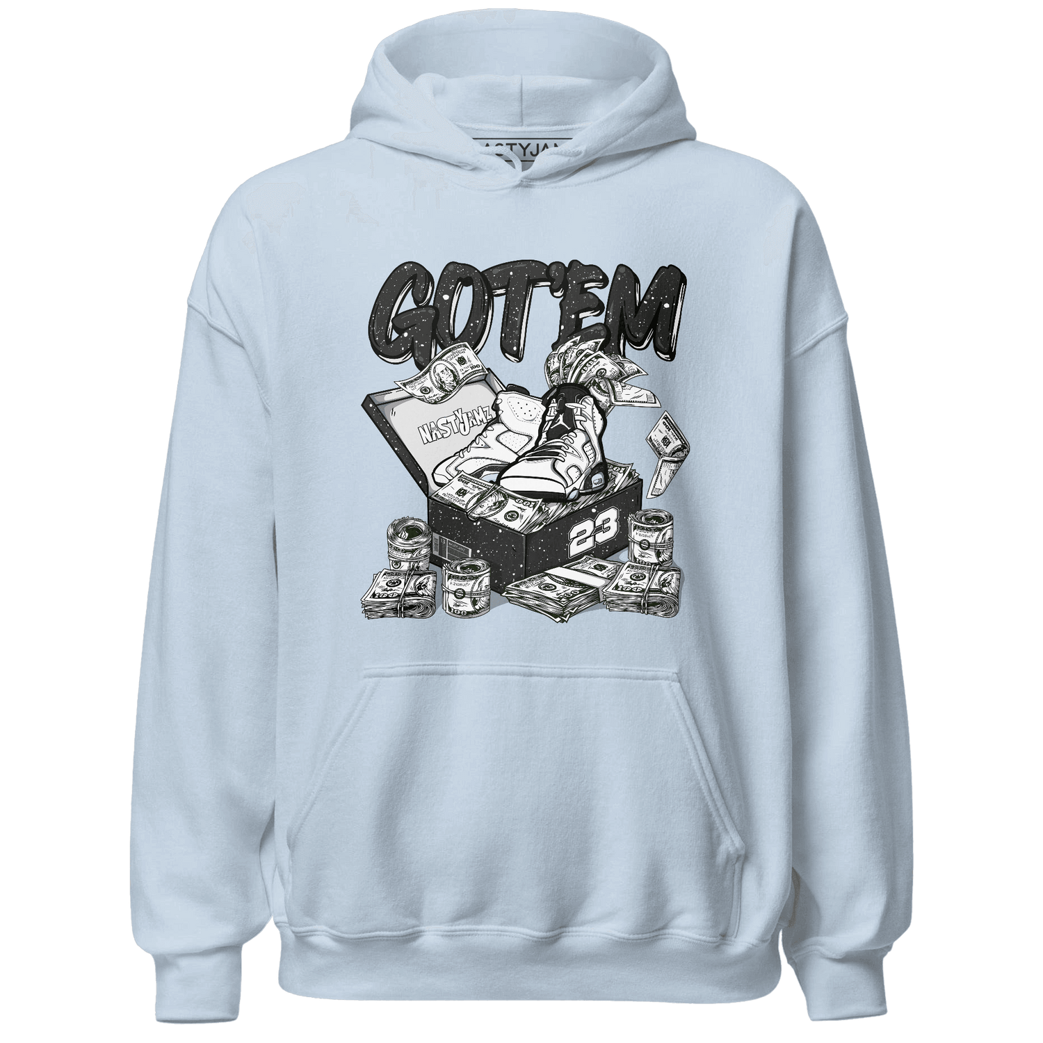 Reverse Oreo 6s Hoodie Match Dollar Sneaker Box - NastyJamz