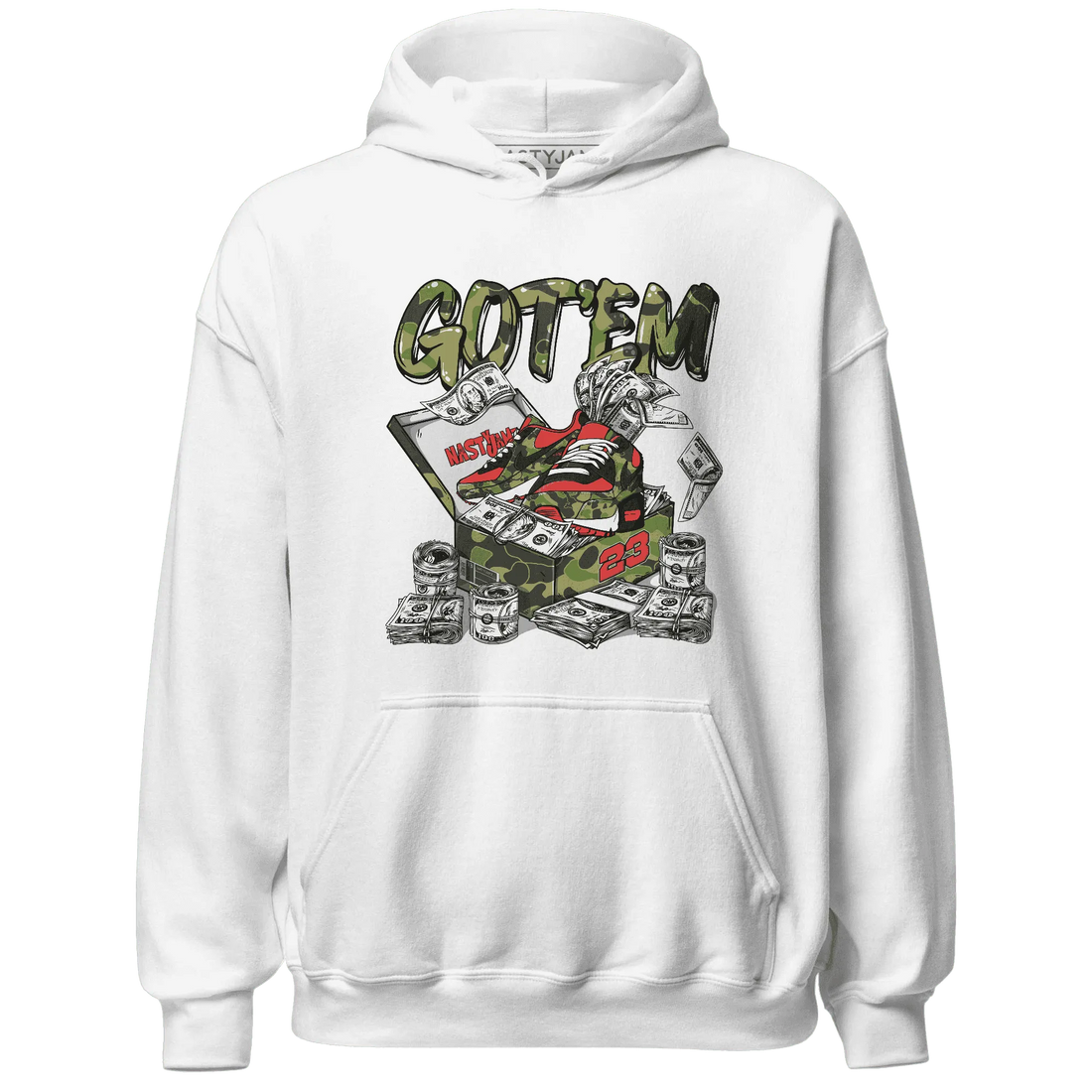 AM-90-Dark-Sage-Solar-Red-NastyJamz-Hoodie-Match-Dollar-Sneaker-Box