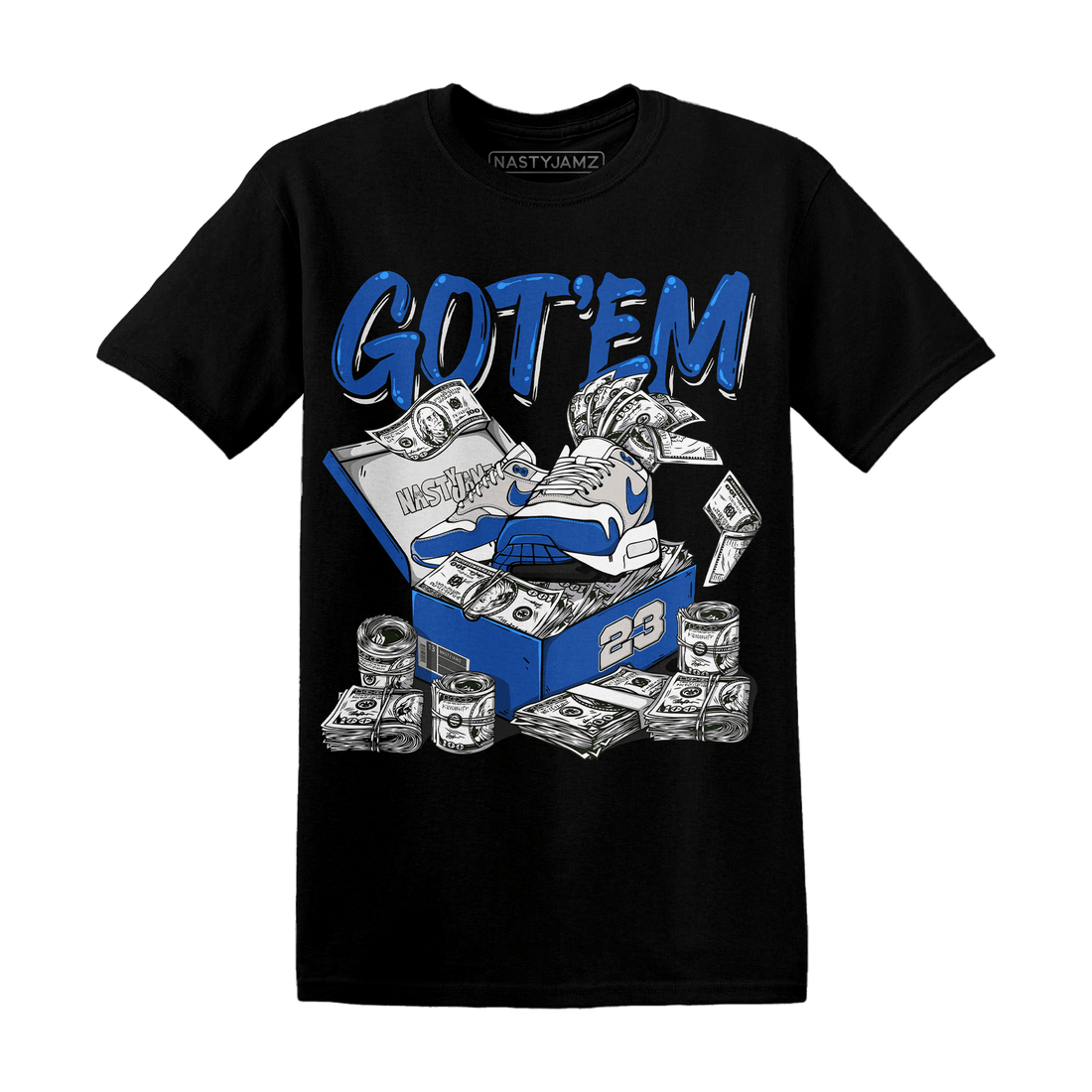 Air Max 1 86 Royal T Shirt Match Dollar Sneaker Box - NastyJamz