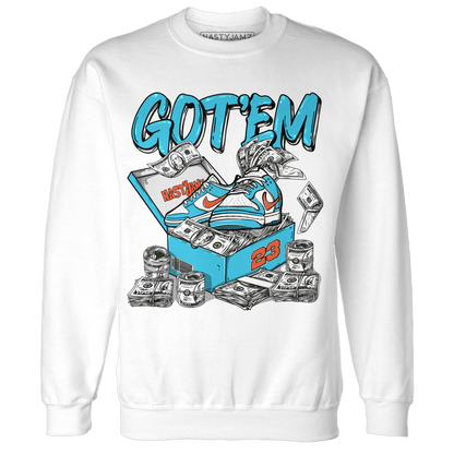 Dunk Low Dolphins Sweatshirt Match Dollar Sneaker Box - NastyJamz