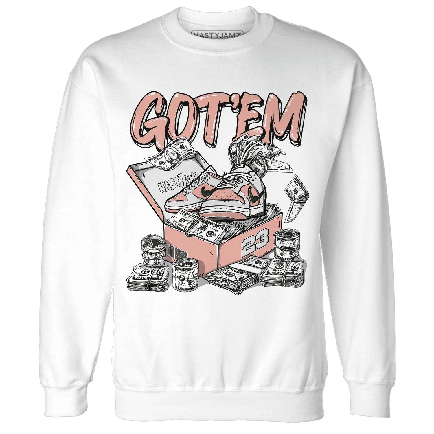 Dunk-Low-Glacier-Blue-Arctic-Orange-NastyJamz-Sweatshirt-Match-Dollar-Sneaker-Box