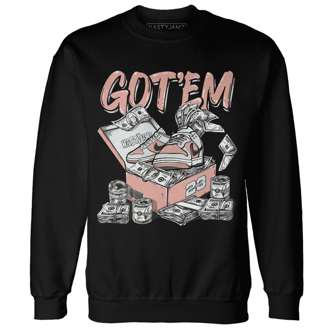 Dunk-Low-Glacier-Blue-Arctic-Orange-NastyJamz-Sweatshirt-Match-Dollar-Sneaker-Box