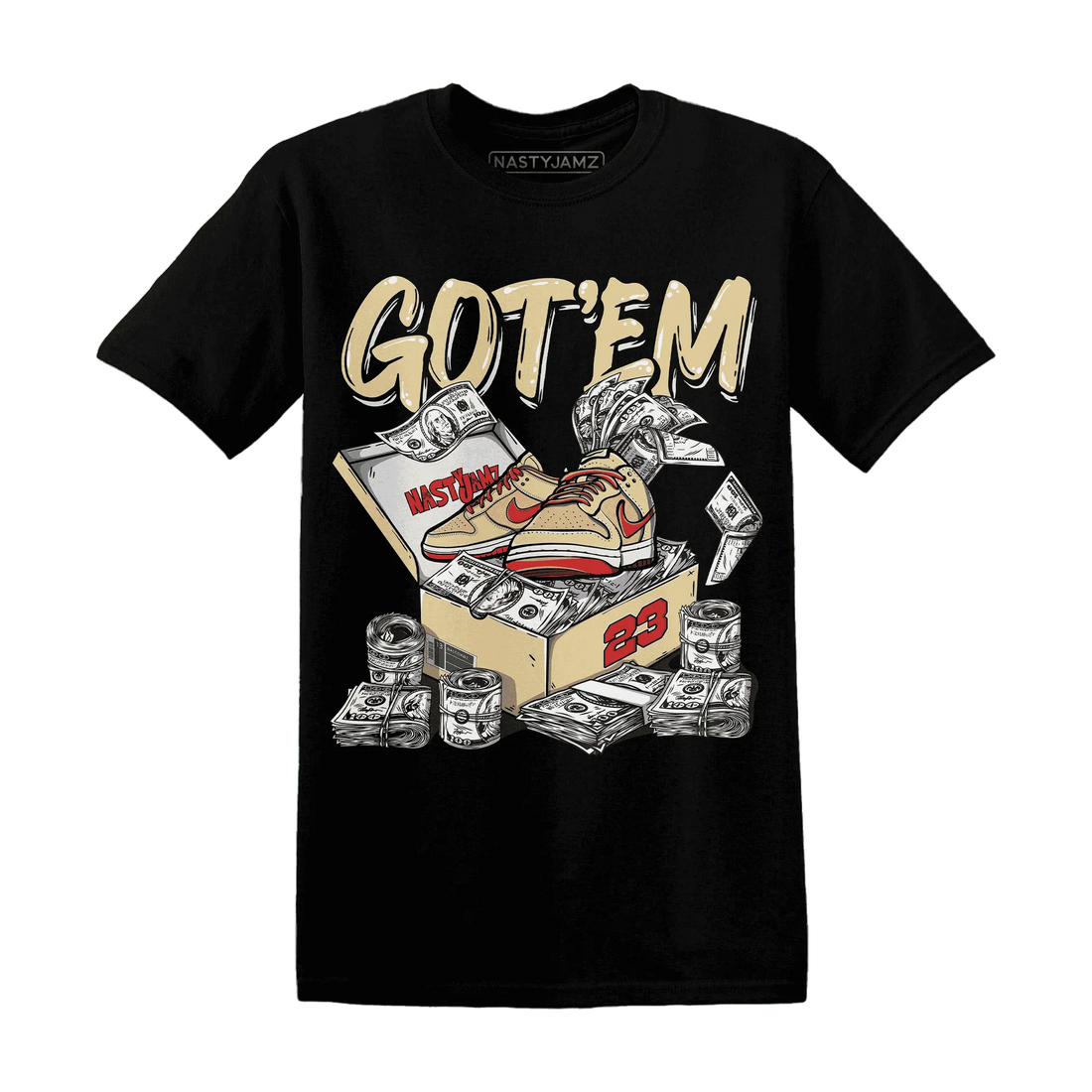 Dunk-Strawberry-Waffle-NastyJamz-T-Shirt-Match-Dollar-Sneaker-Box