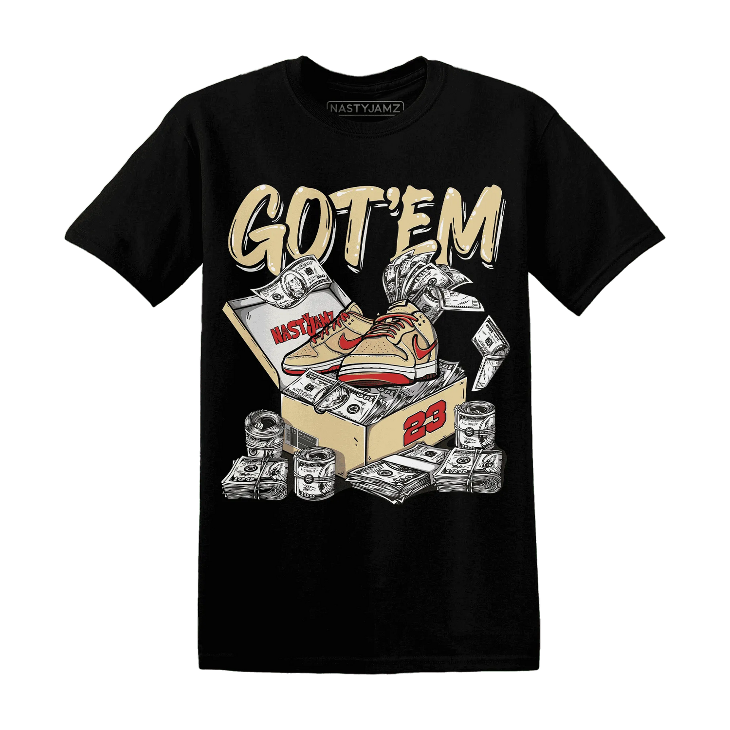 Dunk-Strawberry-Waffle-NastyJamz-T-Shirt-Match-Dollar-Sneaker-Box