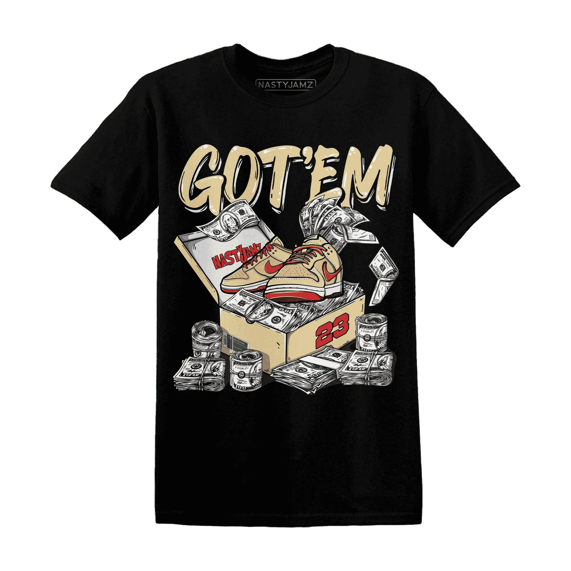 Dunk-Strawberry-Waffle-NastyJamz-T-Shirt-Match-Dollar-Sneaker-Box