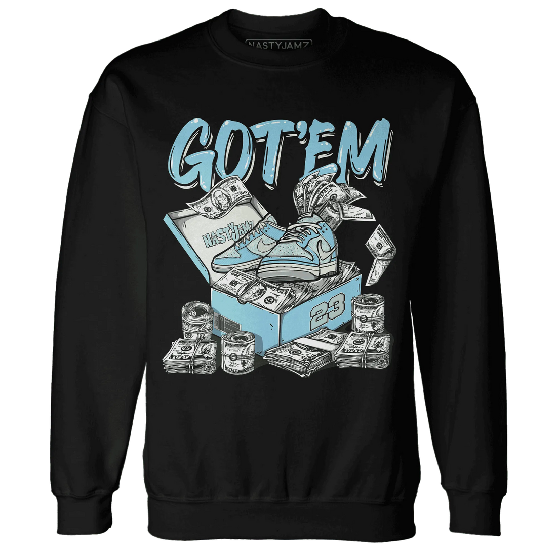 Dunk-Verdy-Visty-Blue-Gaze-Light-Arctic-NastyJamz-Sweatshirt-Match-Dollar-Sneaker-Box