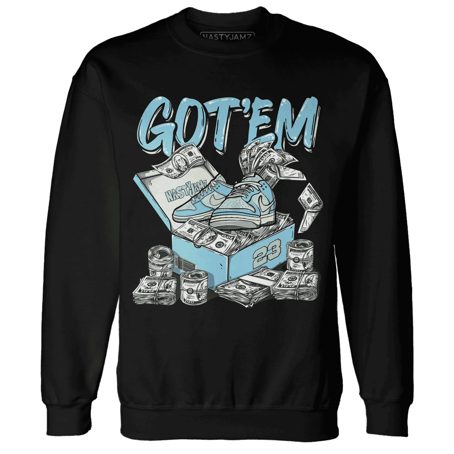 Dunk-Verdy-Visty-Blue-Gaze-Light-Arctic-NastyJamz-Sweatshirt-Match-Dollar-Sneaker-Box