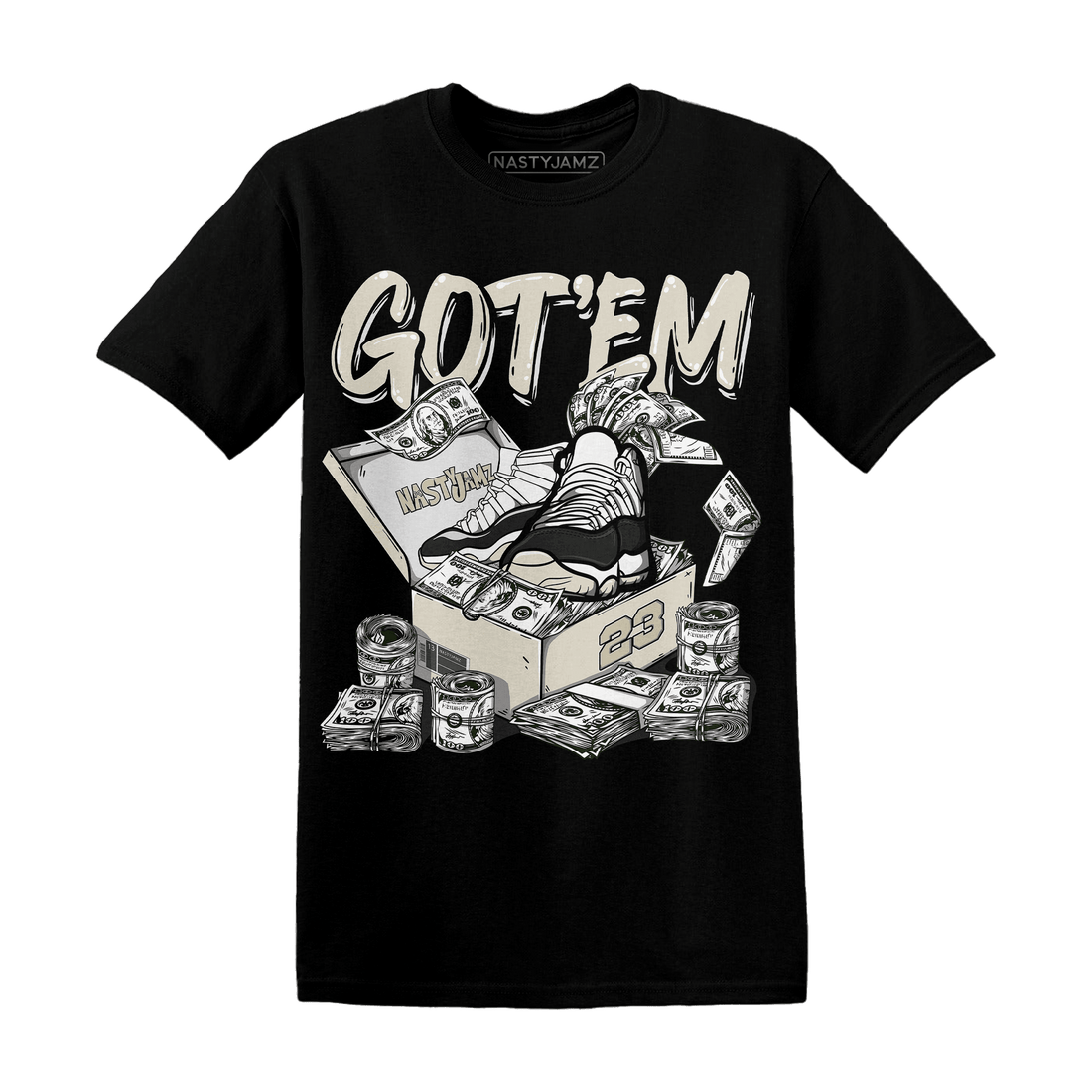 Gratitude 11s T Shirt Match Dollar Sneaker Box - NastyJamz