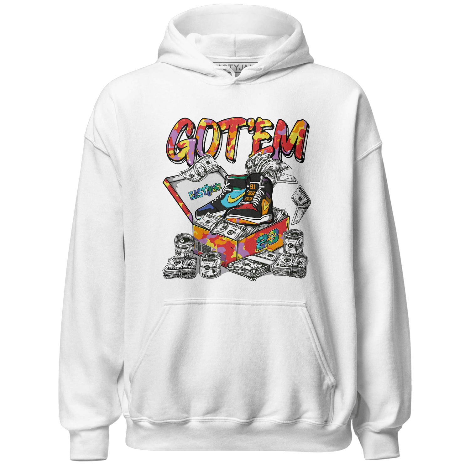 Mid GS Six Championships 1s Hoodie Match Dollar Sneaker Box - NastyJamz