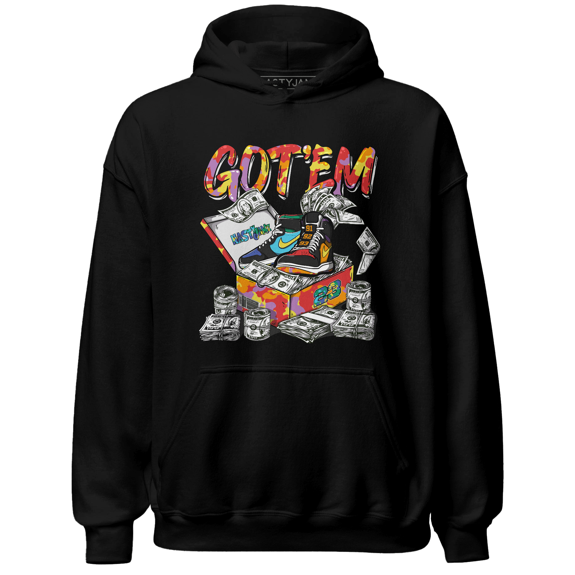 Mid GS Six Championships 1s Hoodie Match Dollar Sneaker Box - NastyJamz