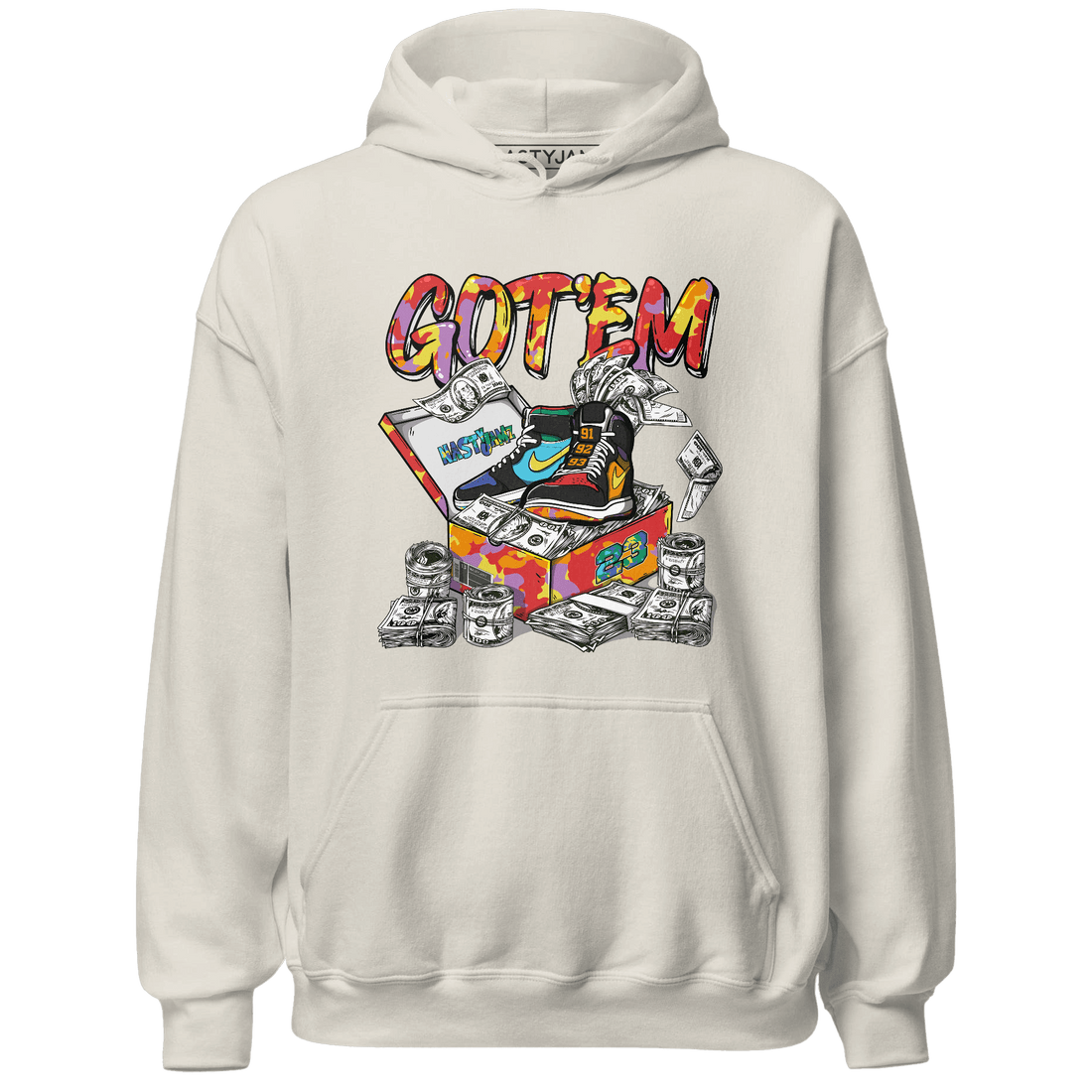 Mid GS Six Championships 1s Hoodie Match Dollar Sneaker Box - NastyJamz