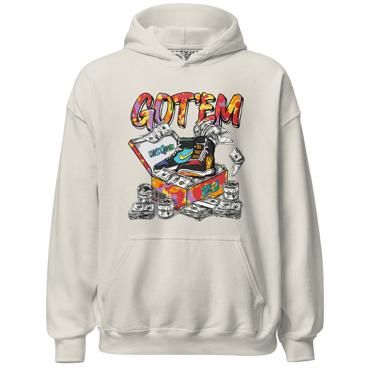 Mid GS Six Championships 1s Hoodie Match Dollar Sneaker Box - NastyJamz