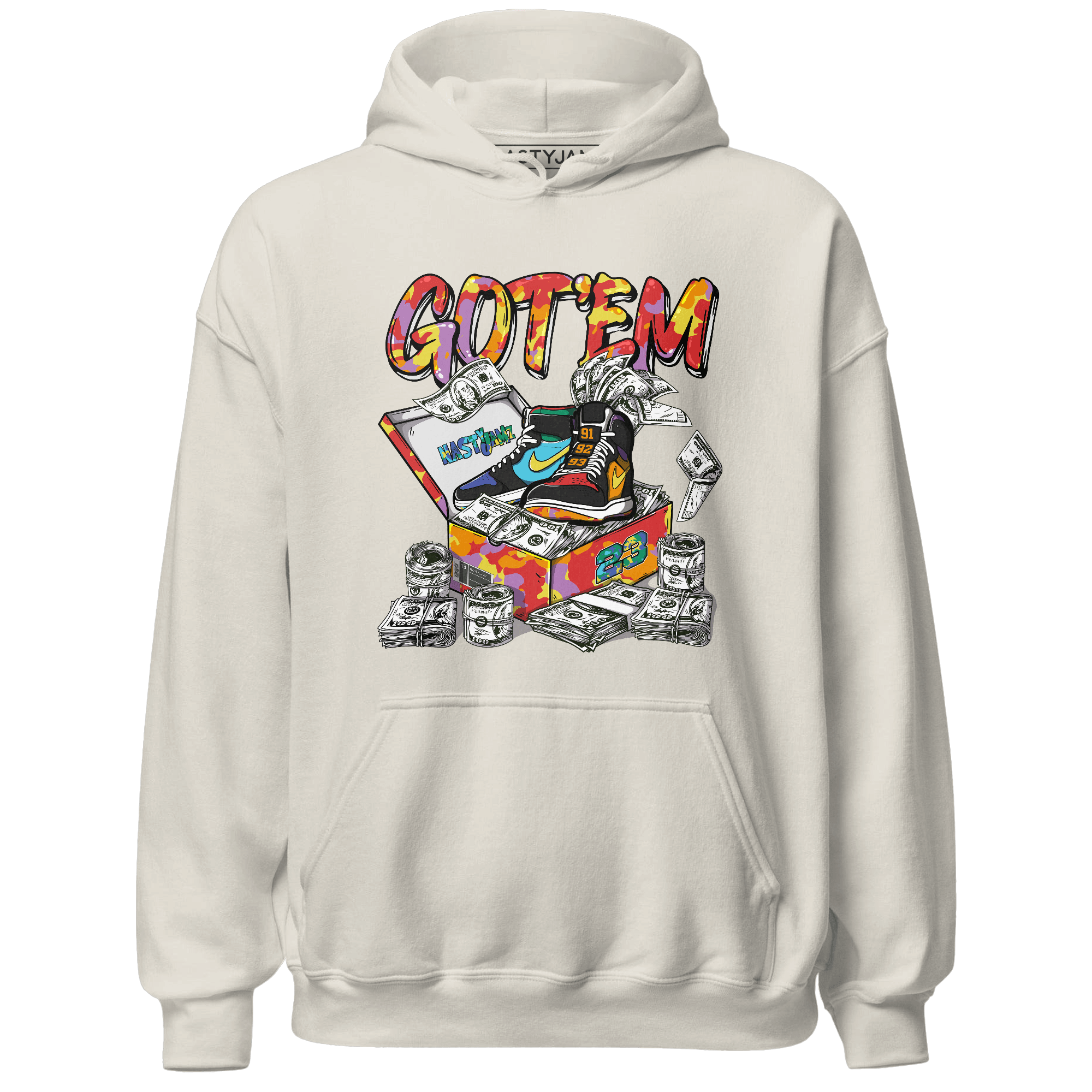 Mid GS Six Championships 1s Hoodie Match Dollar Sneaker Box - NastyJamz