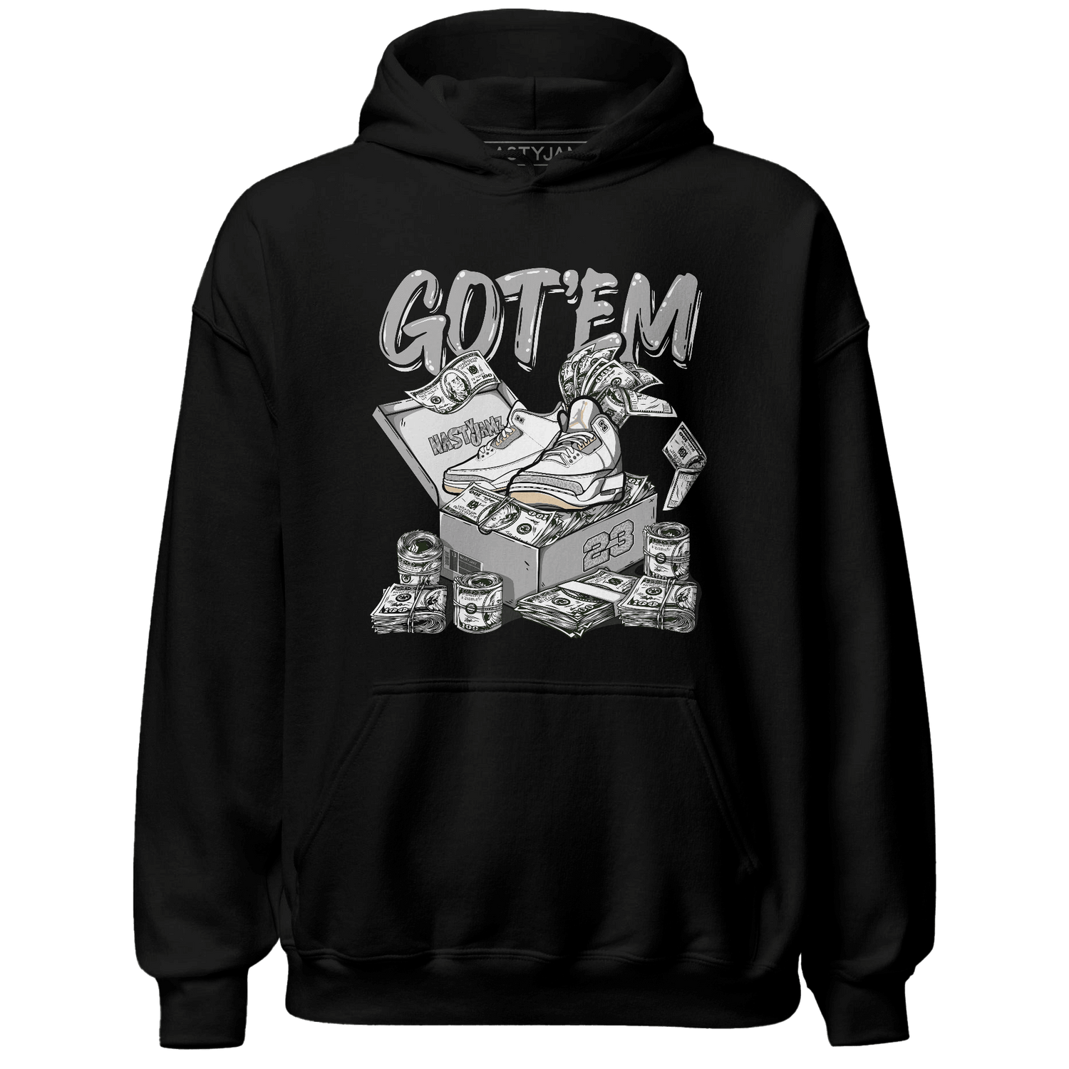 Craft Ivory 3s Hoodie Match Dollar Sneaker Box - NastyJamz