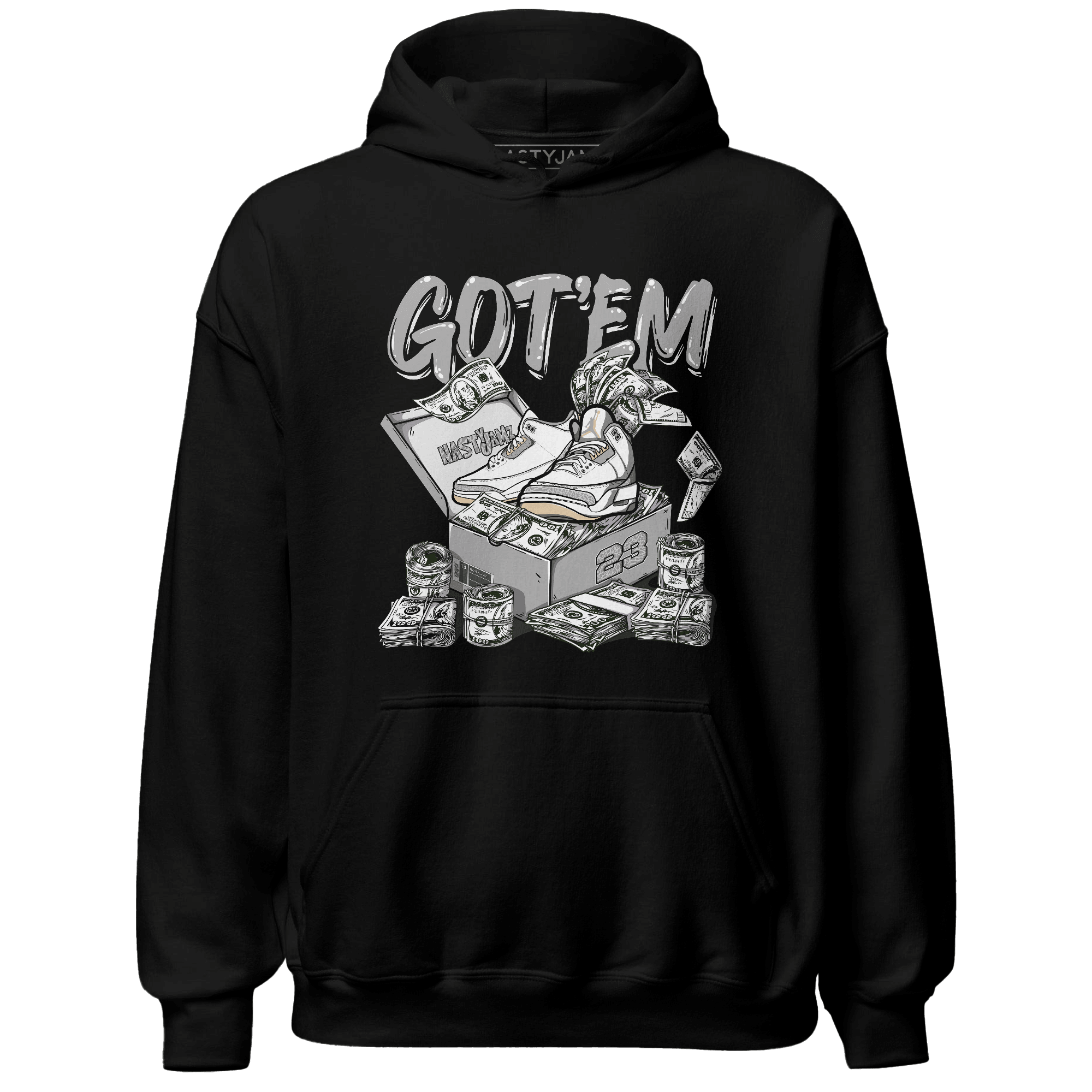 Craft Ivory 3s Hoodie Match Dollar Sneaker Box - NastyJamz