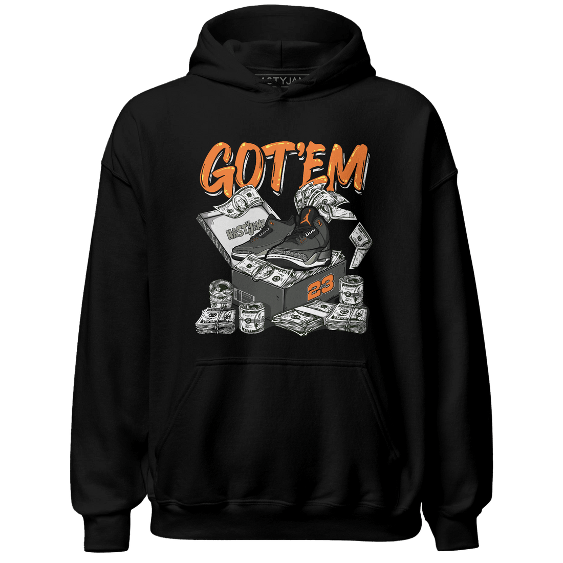 Fear Pack 3s Hoodie Match Dollar Sneaker Box - NastyJamz