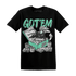 Green Glow 3s T Shirt Match Dollar Sneaker Box - NastyJamz