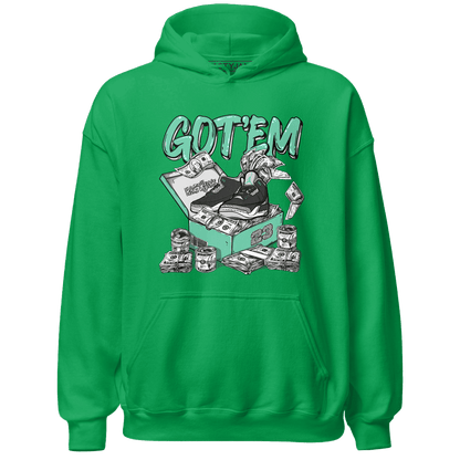 Green Glow 3s Hoodie Match Dollar Sneaker Box - NastyJamz