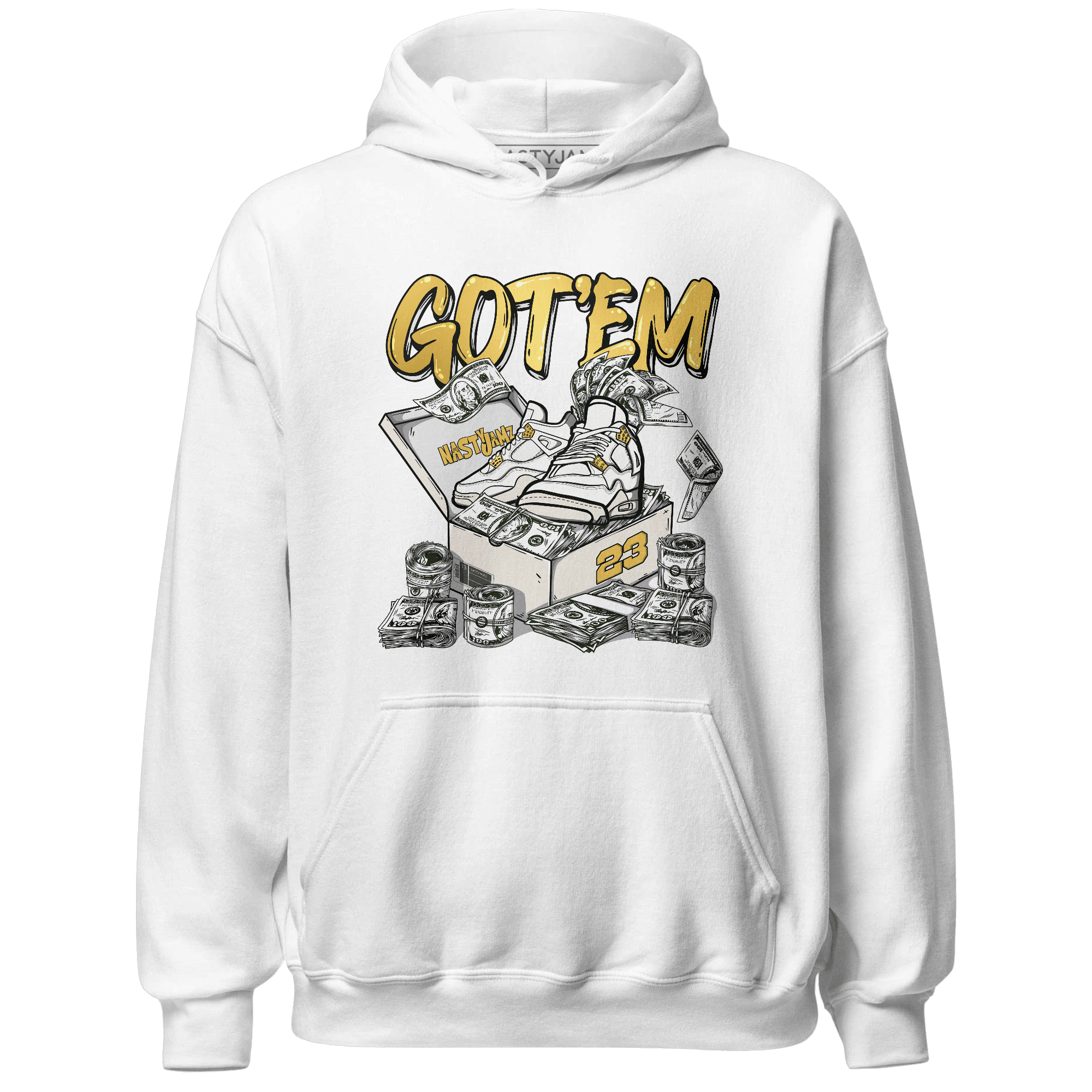 Sail 4s Hoodie Match Dollar Sneaker Box - NastyJamz