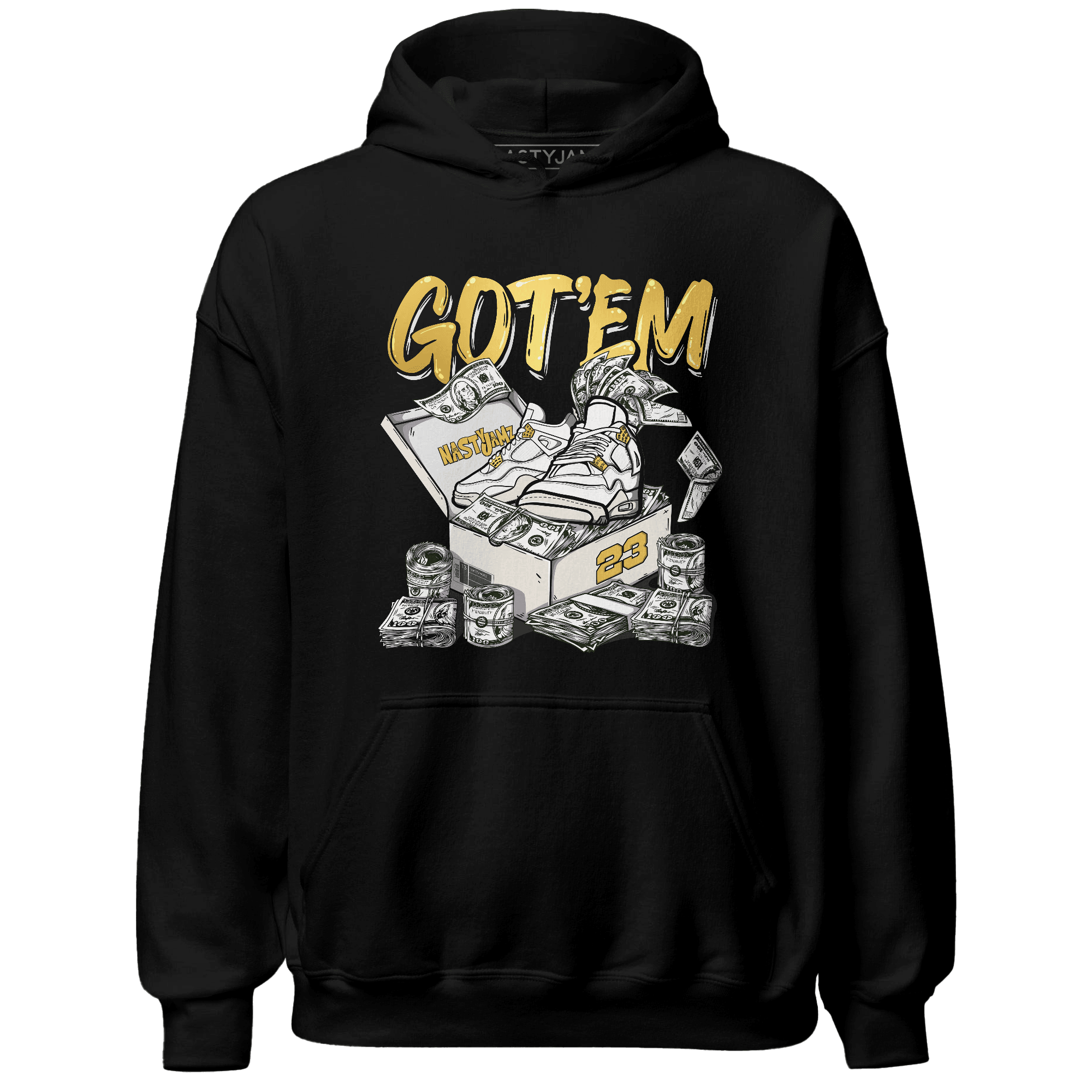 Sail 4s Hoodie Match Dollar Sneaker Box - NastyJamz