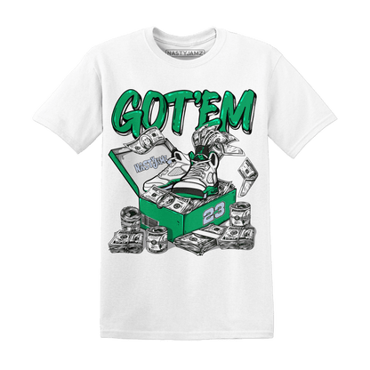 Lucky Green 5s T Shirt Match Dollar Sneaker Box - NastyJamz